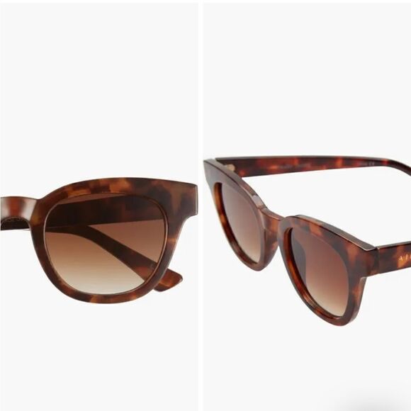 NWT AIRE Tortoiseshell D-Frame 50mm Dorado D-Frame Sunglasses - Picture 1 of 9